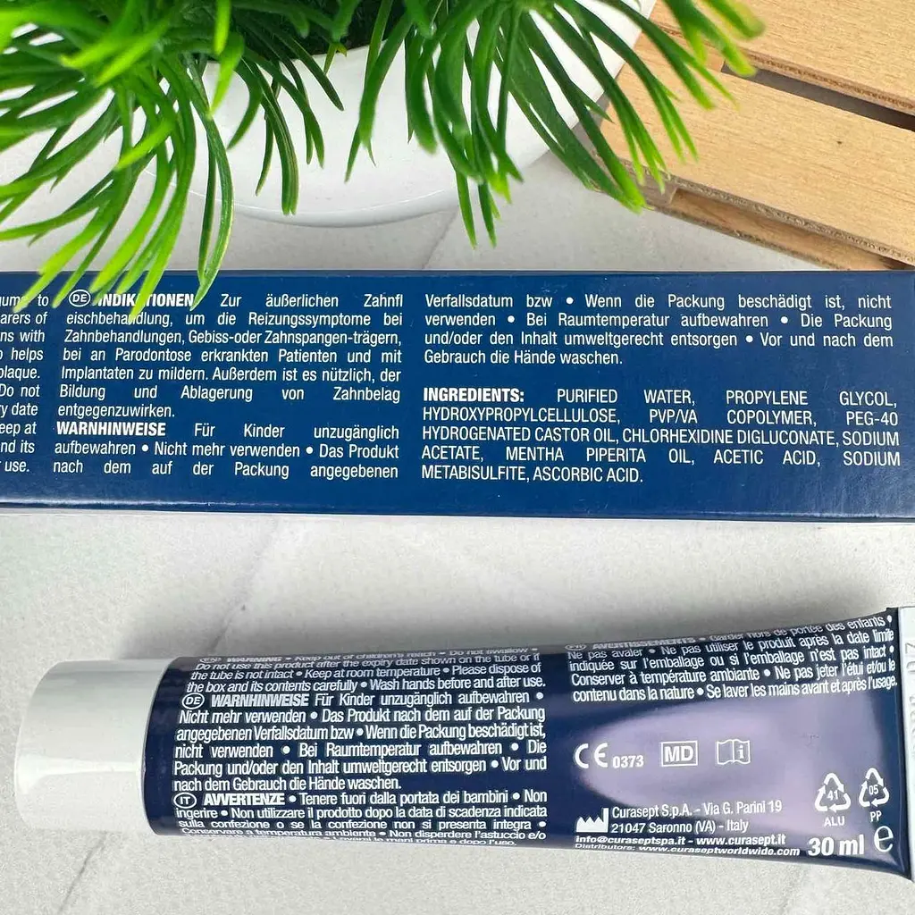 Пародонтальний гель Curasept ADS Gel (хлоргексидин 1%) 30 мл - фото 2