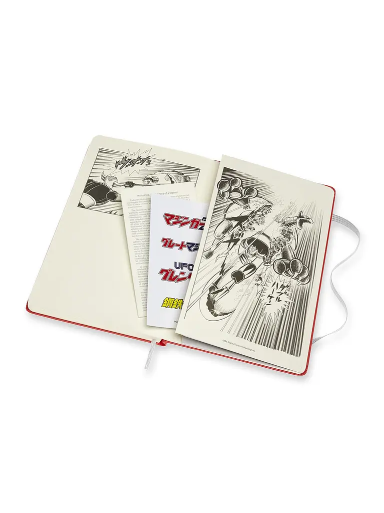 Записник Moleskine Go Nagai Super Robot середній, Нелінований Червоний (LEGNQP062D) - фото 5