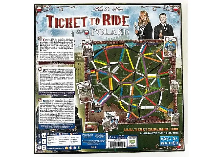 Настільна гра Days of Wonder Квиток на поїзд: Польща (Ticket to Ride: Poland) (англ.) (DOWD0028) - фото 4