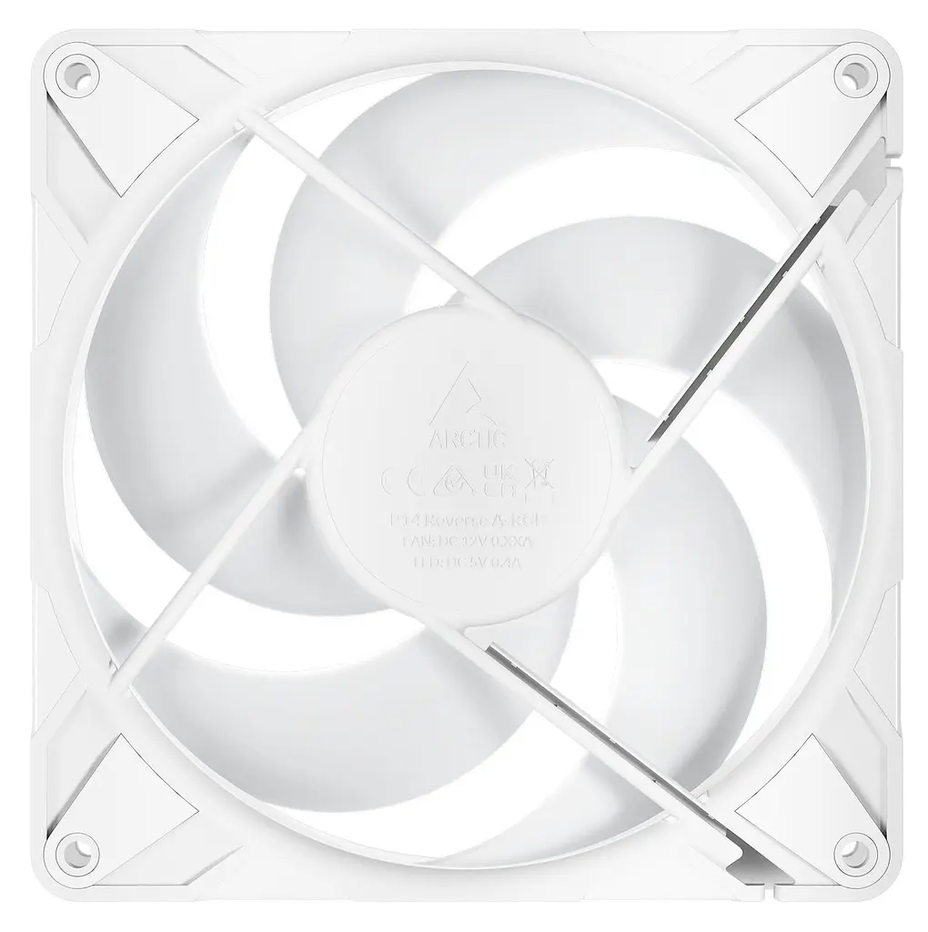 Комплект вентиляторів Arctic P14 PRO 140MM Reverse ARGB 3-pack White (ACFAN00328A) - фото 5