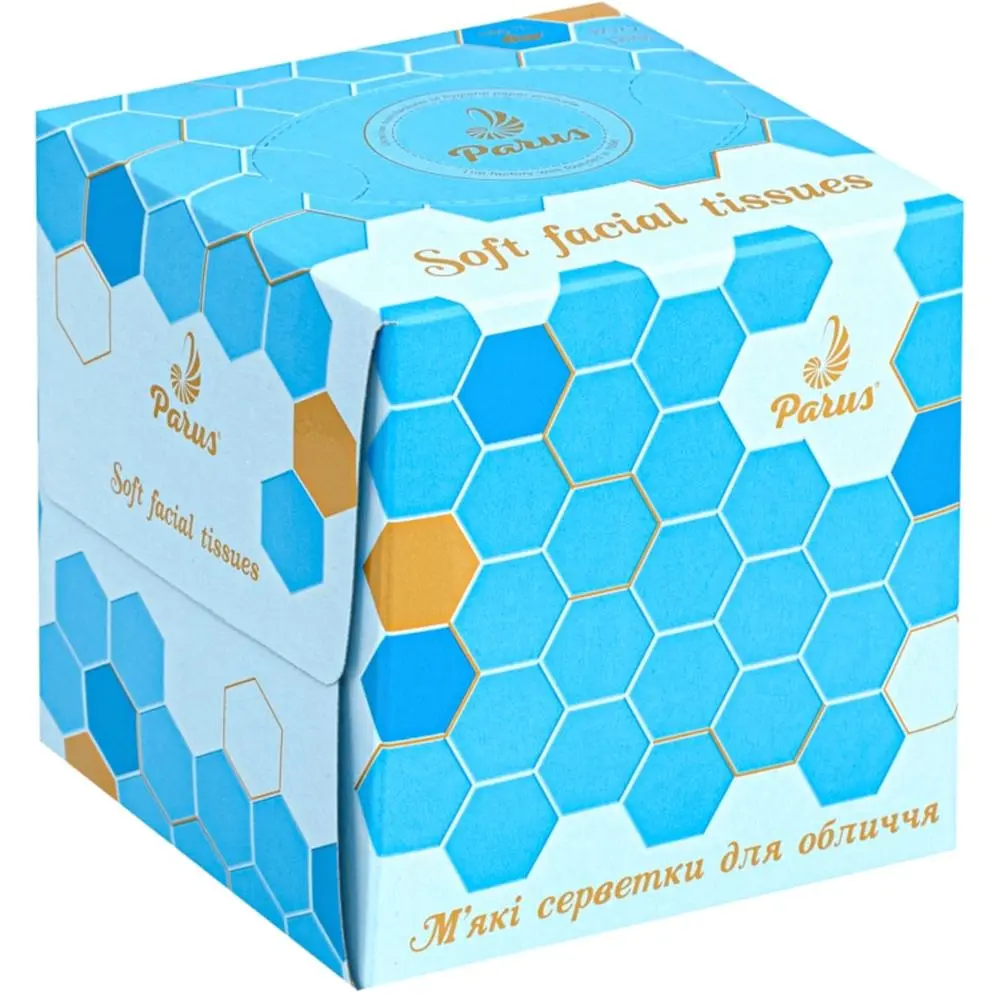 Серветки косметичні Parus двошарові, в асортименті 80 шт. - фото 2