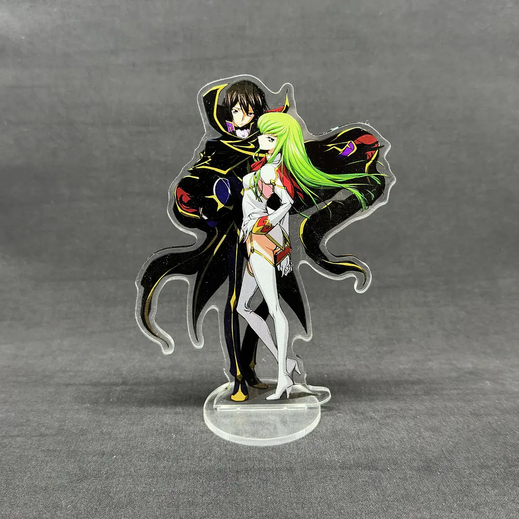 Акрилова колекційна фігурка Чібі Chibi Code Geass - Код Гіас: Повсталий Лелуш C.C. (Си-Си) Лелуш Ламперуж 15 см - фото 2