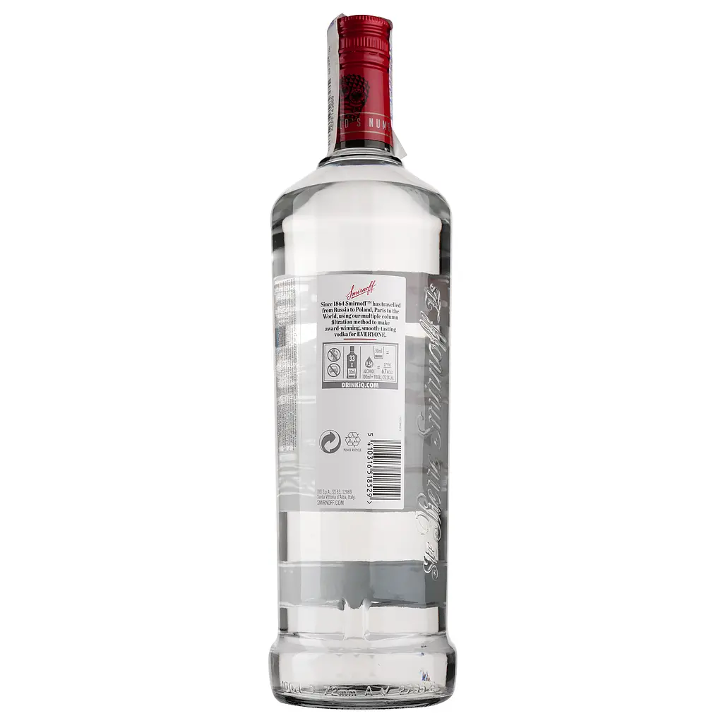 Уцінка. Горілка Smirnoff Red 40% 1 л (51098) - фото 2