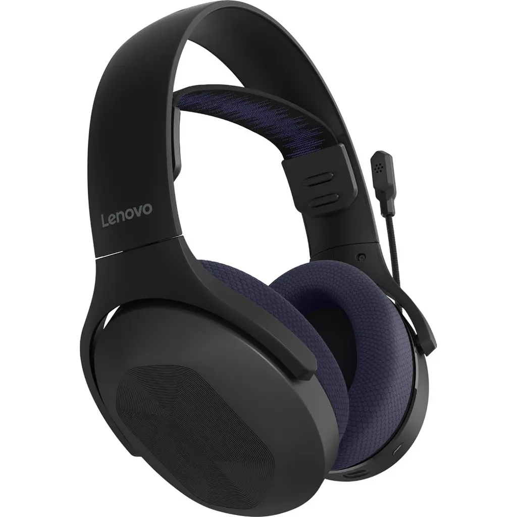Игровые наушники Lenovo H410 Wireless Black (GXD1R34013) [159487] - фото 2