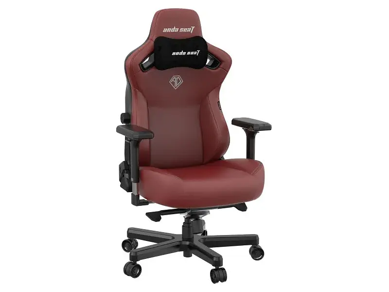 Комп'ютерне крісло Anda Seat Kaiser 3 XL Maroon (AD12YDC-XL-01-A-PVC) - фото 2