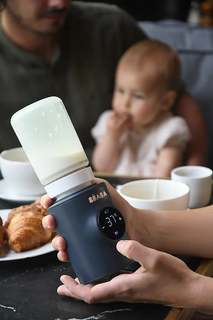 Подогреватель детских бутылочек Beaba Milk Nomad портативный синий - фото 8