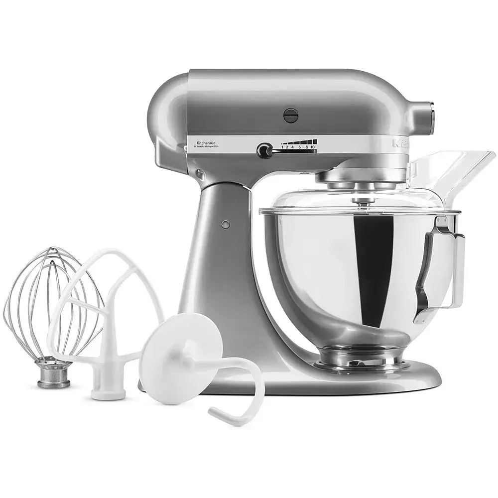Кухонна машина KitchenAid Artisan 4,3 л 5KSM95PSEMC з відкидним блоком колір хром - фото 2
