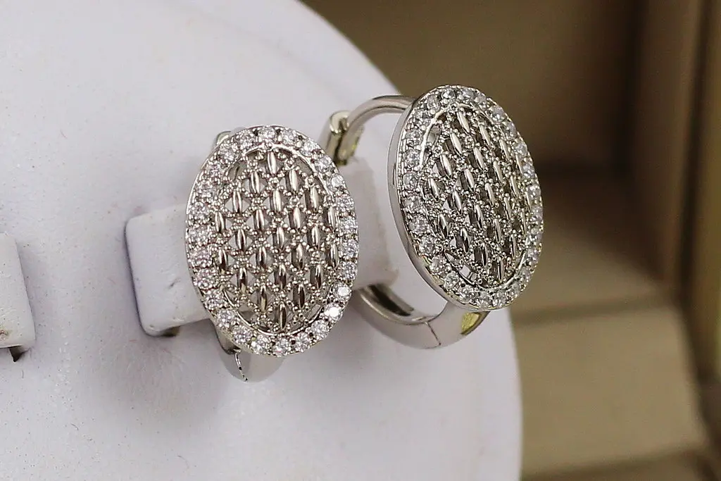 Сережки Xuping Jewelry мушкетер 1.5 см сріблясті - фото 2