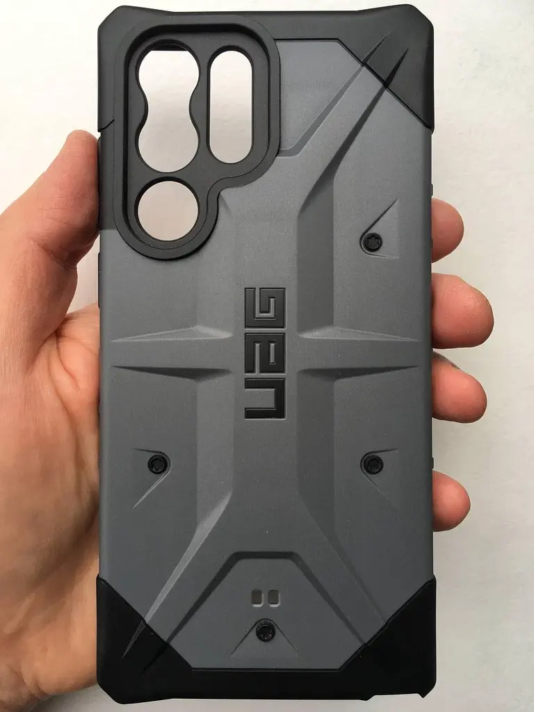 Чохол протиударний UAG Pathfinder 213447113333 для Samsung Galaxy S22 Ultra (6.8") Silver - фото 8
