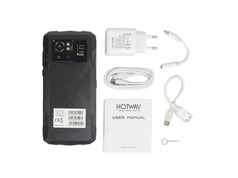 Протиударний захищений смартфон Hotwav Cyber X 8/256Gb Black - фото 3