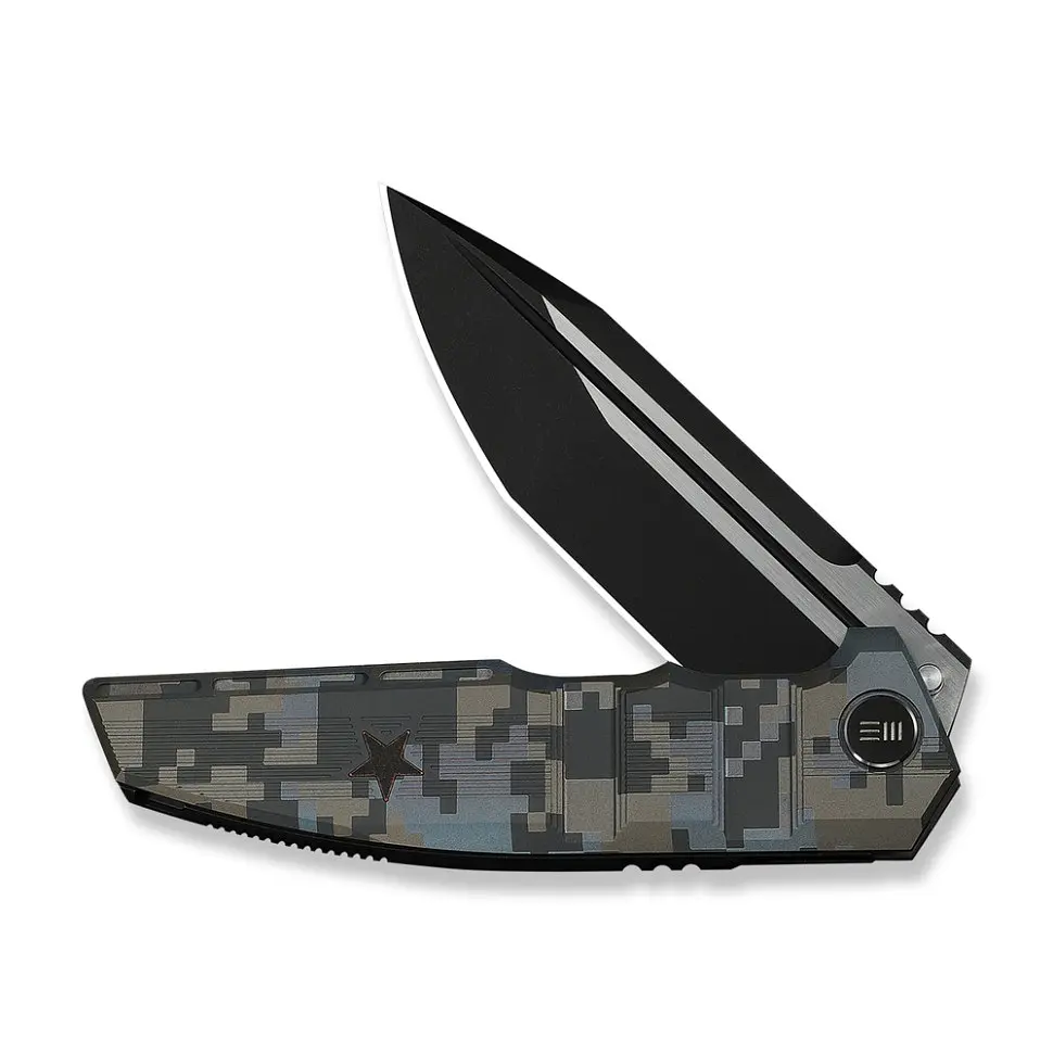 Ніж складаний туристичний Weknife Breach (9.8 см) Bohler M390 / Titanium піксель - фото 3