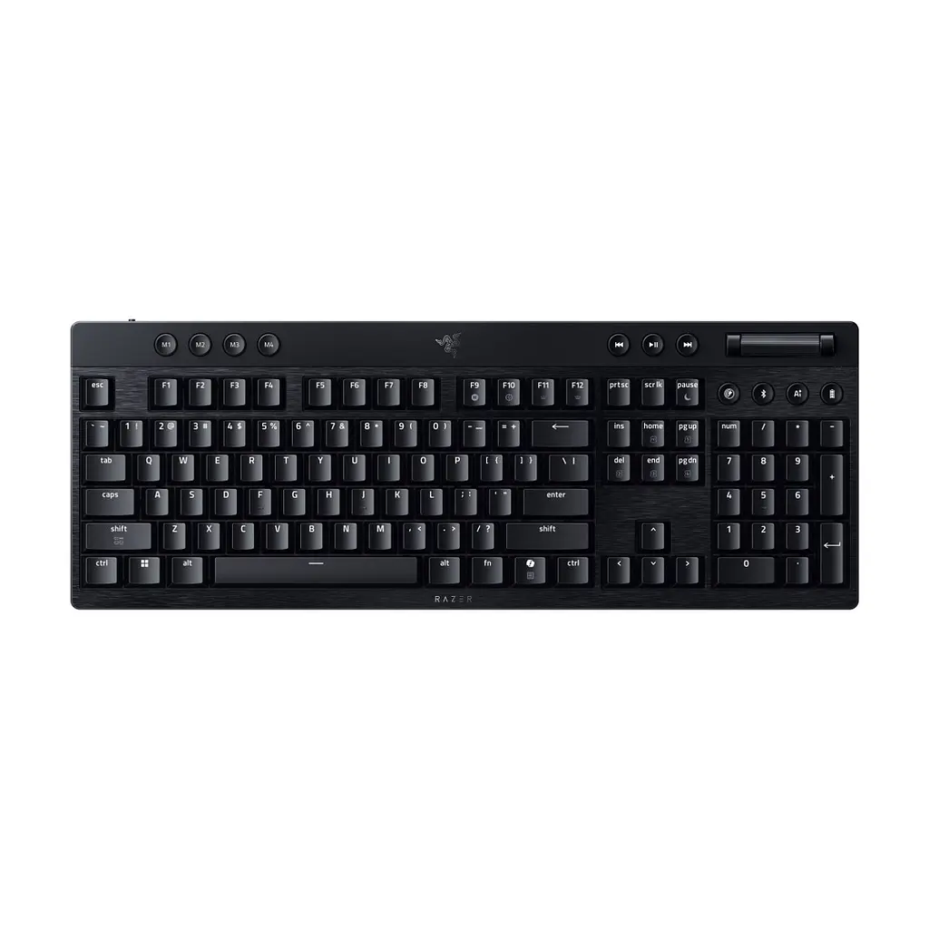 Клавіатура Razer BlackWidow V4 Low-Profile Wireless/Bluetooth/USB Yellow Switch UA Black (RZ03-05271500-R3M1) - фото 9