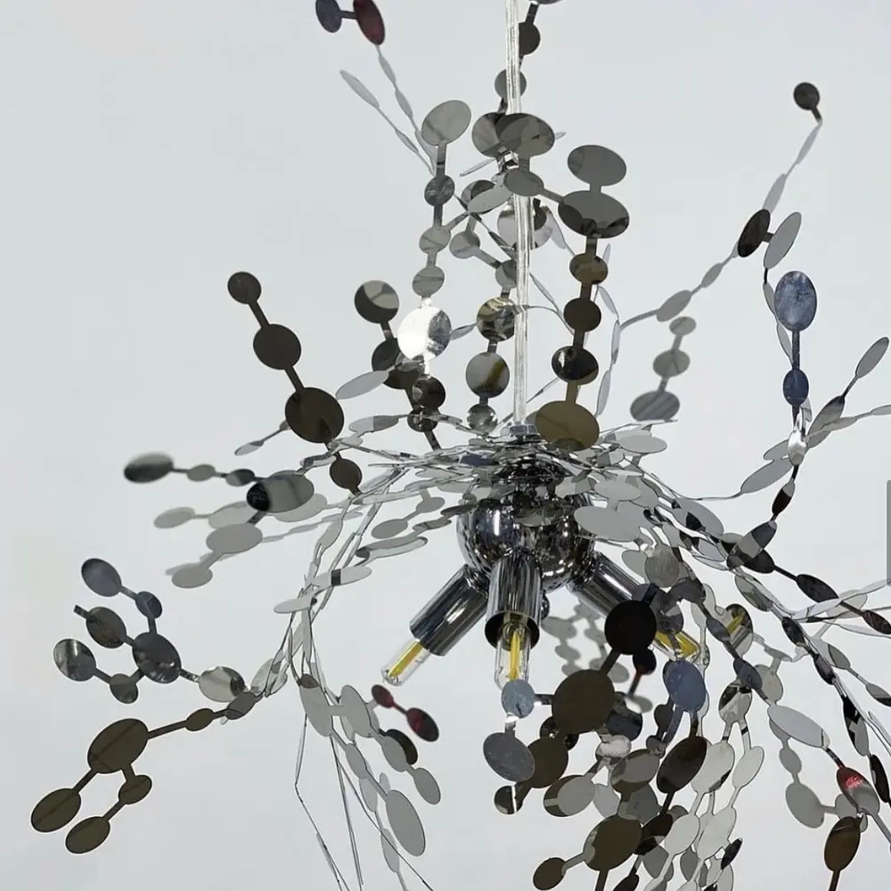 Підвісний світильник з гнучких дисків з металу Line.F M 219/1 CH - фото 2