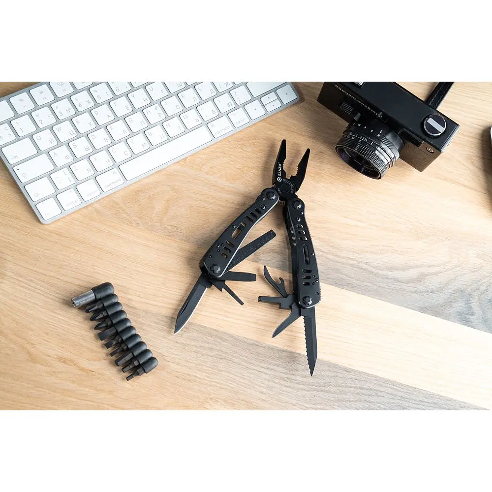 Мультитул Ganzo Multi Tool (G103), Чорний - фото 13