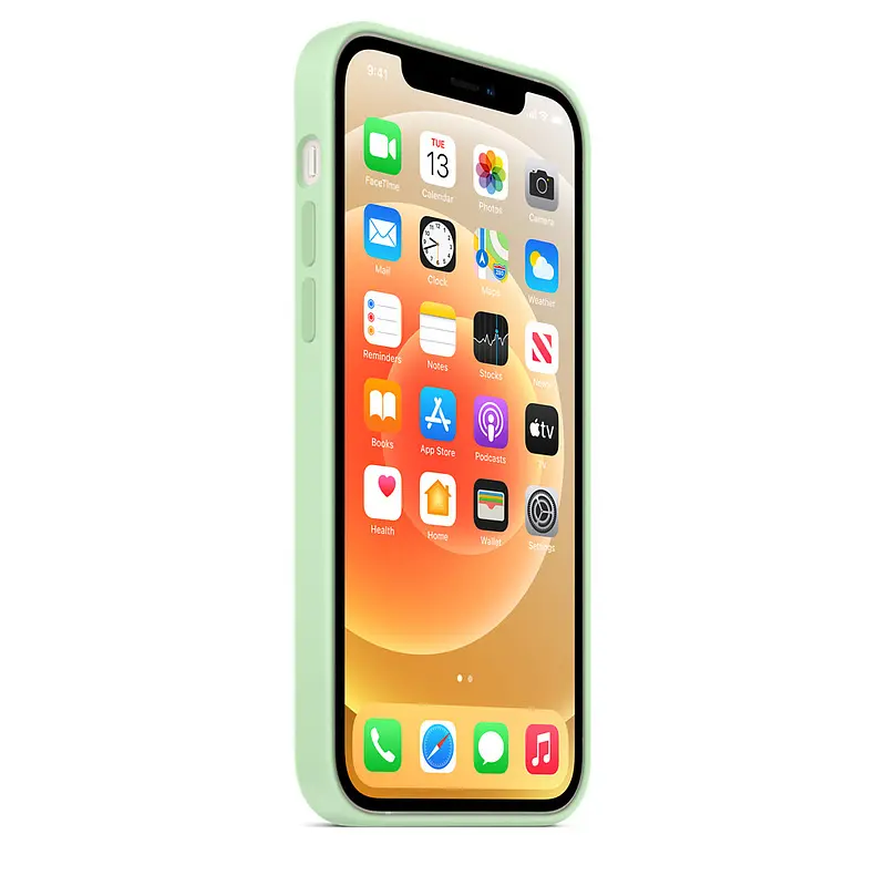 Чохол Silicone Case з MagSafe для Apple iPhone 12 Pro Max (Pistachio) ААА [57151] - фото 5