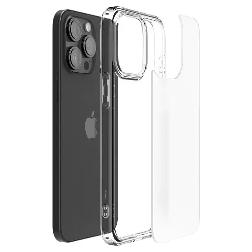 Прозрачный чехол Spigen Ultra Hybrid Frost Clear для iPhone 15 Pro Max (ACS06567) - фото 4