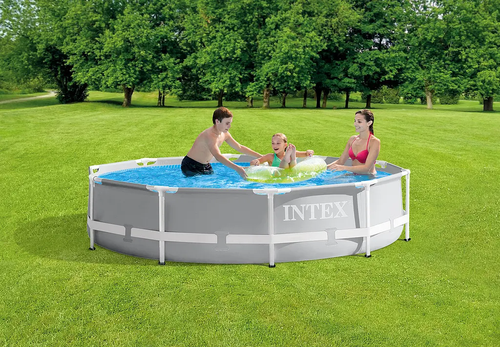 Каркасний круглий басейн для дорослих і дітей Intex 305 x 76 см - фото 2