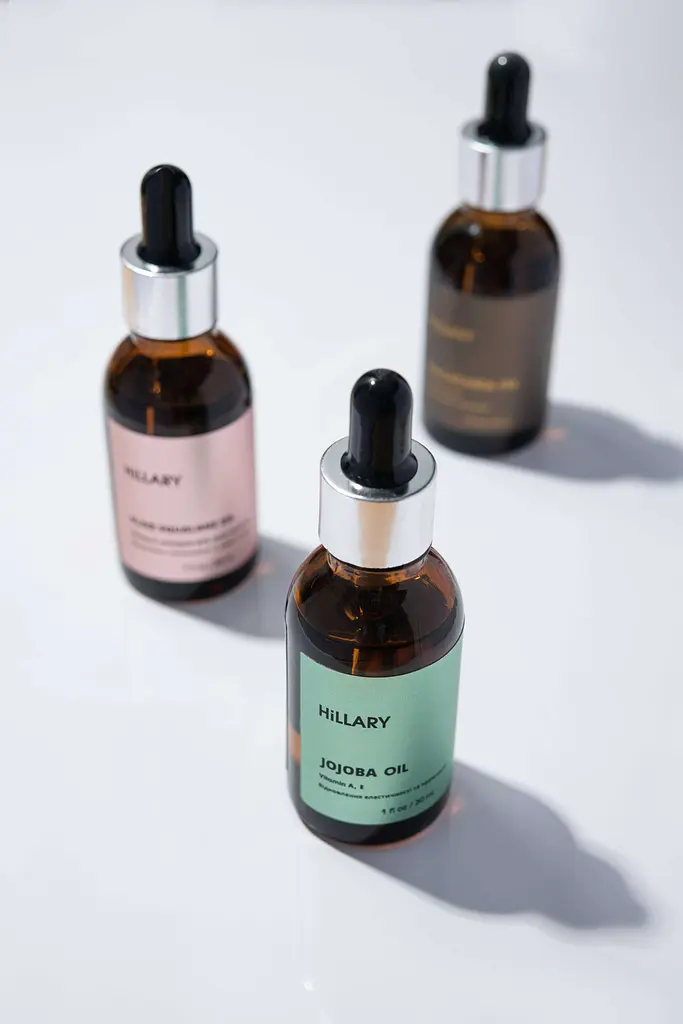 Набір натуральних олій для обличчя та волосся Natural Oil Trio Hillary - фото 8