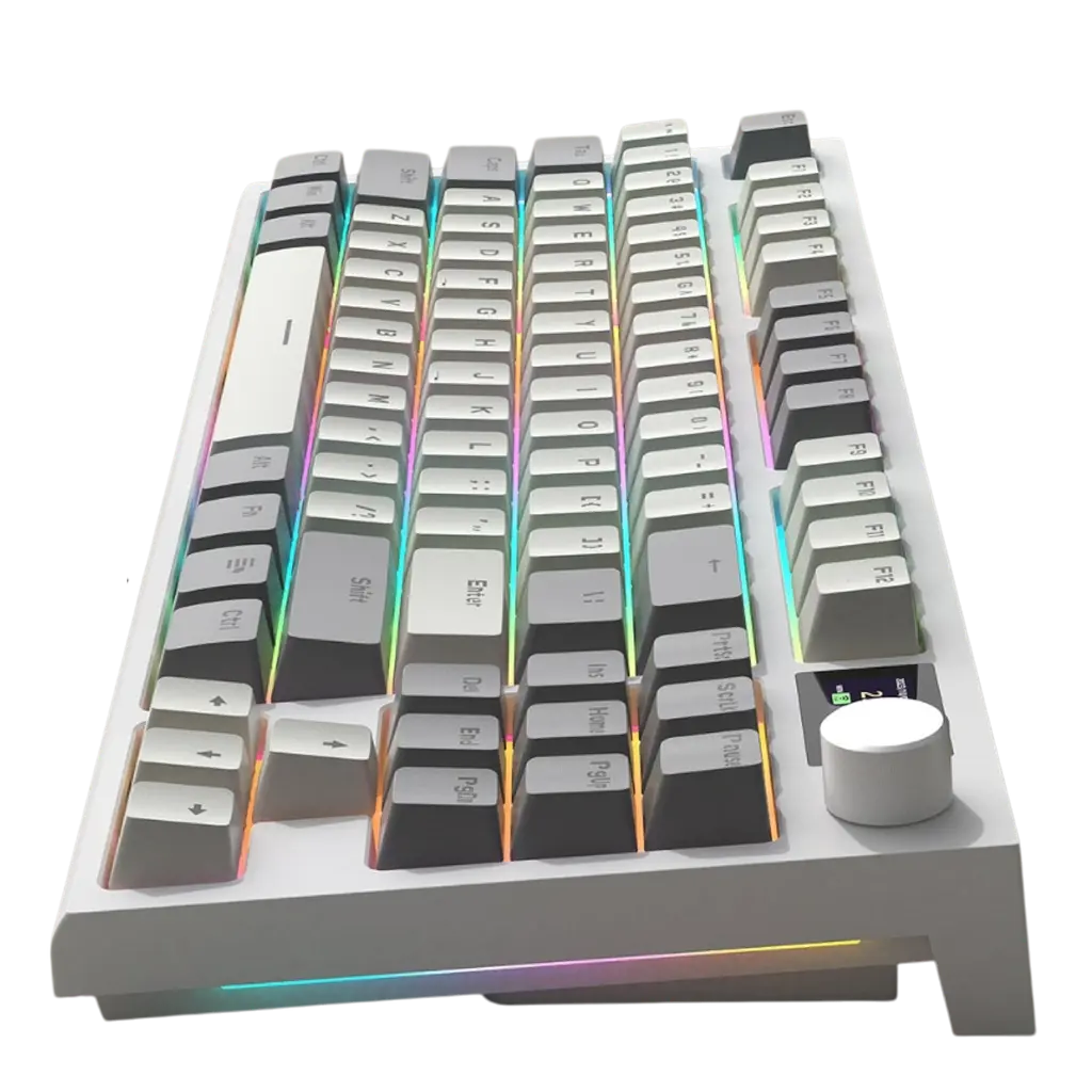 Клавиатура Attack Shark K86 RGB Retro Grey - фото 3