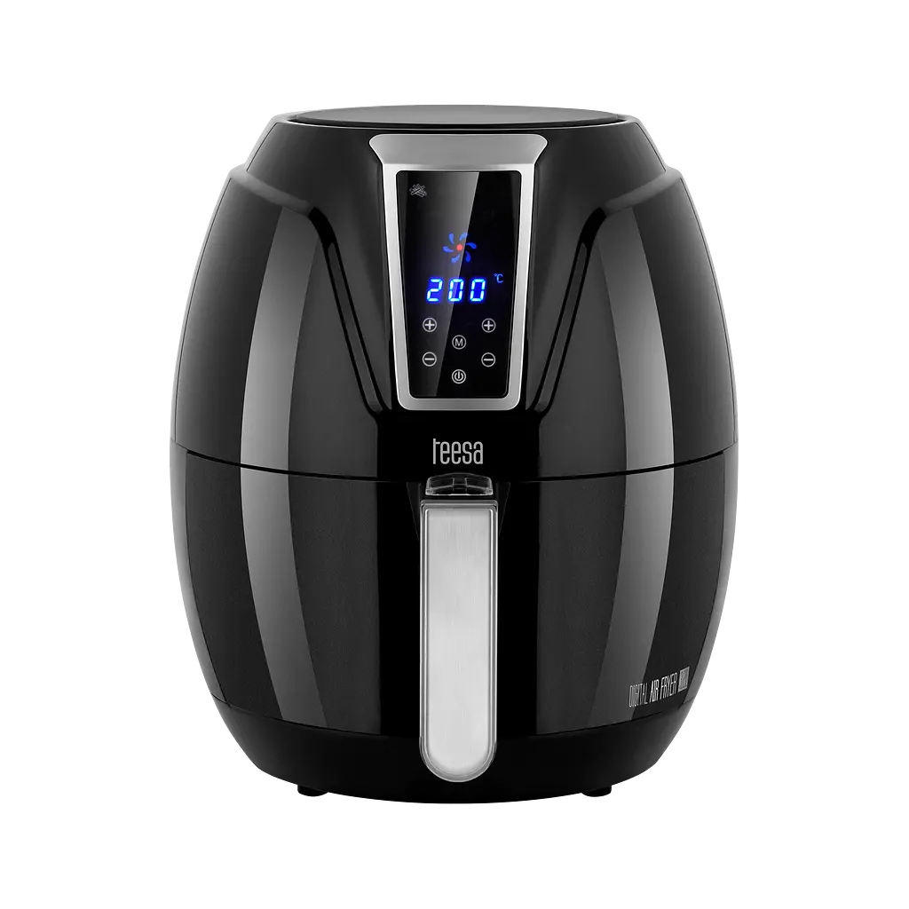 Аерогриль аерофритюрниця TEESA DIGITAL AIR FRYER 3,2L Black - фото 2