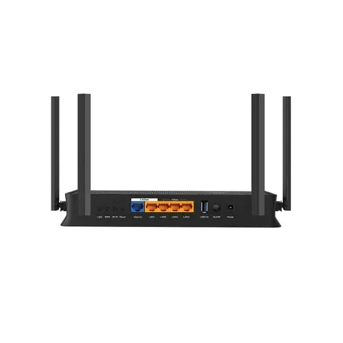 Роутер TP-Link Archer BE230, Black, WiFi 7 (5GHz до 2882 MB/s / 2.4GHz до 688 MB/s), 1x2.5GLan / 3xGLan, 1x2.5GWan, 1xUSB 3.0, MLO, 4 зовнішніх антен - фото 3