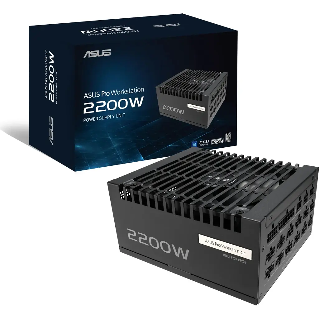 Блок живлення ASUS 2200W PRO-WS-2200P (90YE00Z1-B0NA00) - фото 9