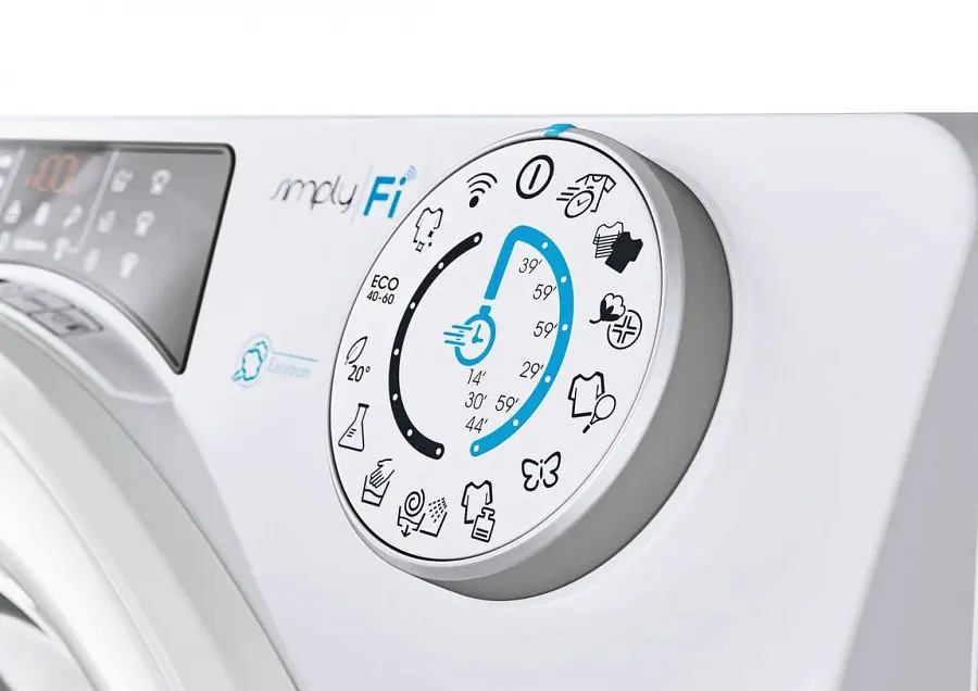 Пральна машина Candy RO41274DWME/1-S 7кг/1200/A+++/Wi-Fi + Bluetooth/Пар/інвертор/45см/Дисплей (RO41274DWME/1-S) - фото 2