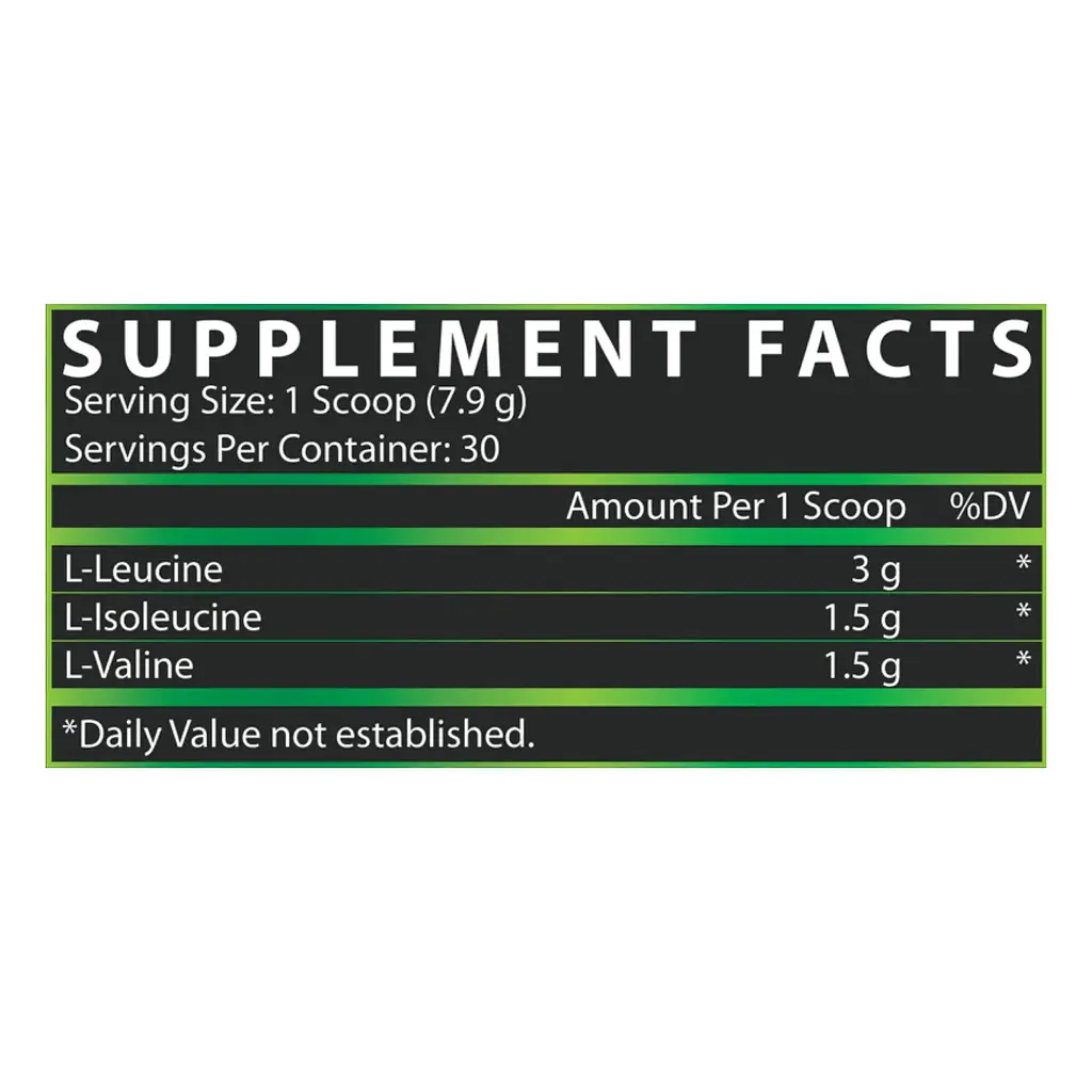 Комплекс Амінокислот BCAA 6000 - 237г Зелене Яблуко - фото 2