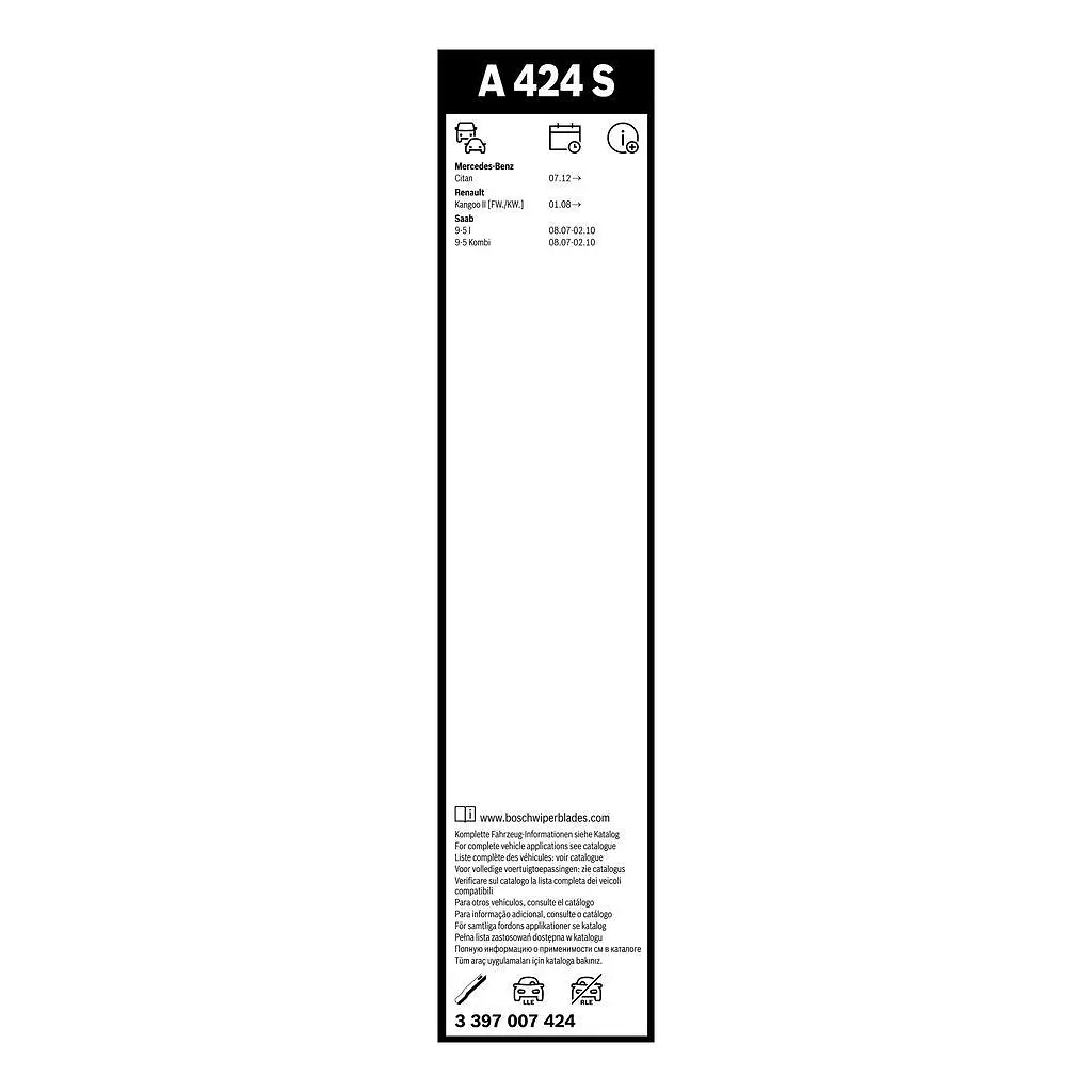 Щітка склоочисника Bosch 3 397 007 424 - фото 5