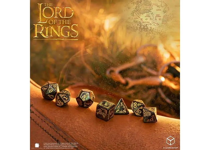 Набір кубиків The Lord of the Rings: Rohan Dice Set (7 шт.) (LOTR/190166/ROH/A) - фото 7