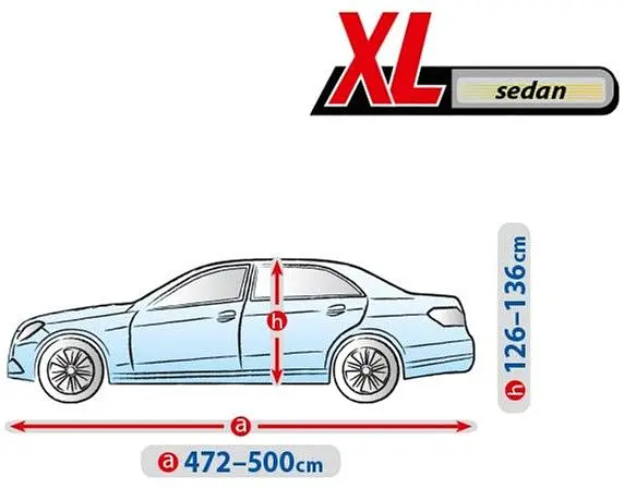 Тент автомобільний для Седана Kegel-Blazusiak XL 510 x 136 Див. Basic Garage (5-3964-241-3021) - фото 3