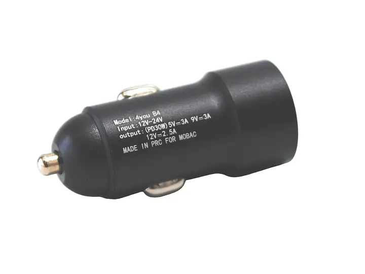 АЗП 4you B4 (PD30W, metal, 5V/3A, 9V-3A, 12V-2,5А) black - фото 3