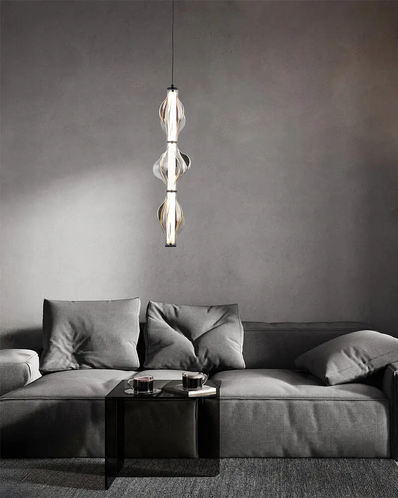 Подвесной светильник, люстра TK Lighting 18215 Elva LED 1x22W 3000K 2616Lm IP20 дымчатый - фото 2