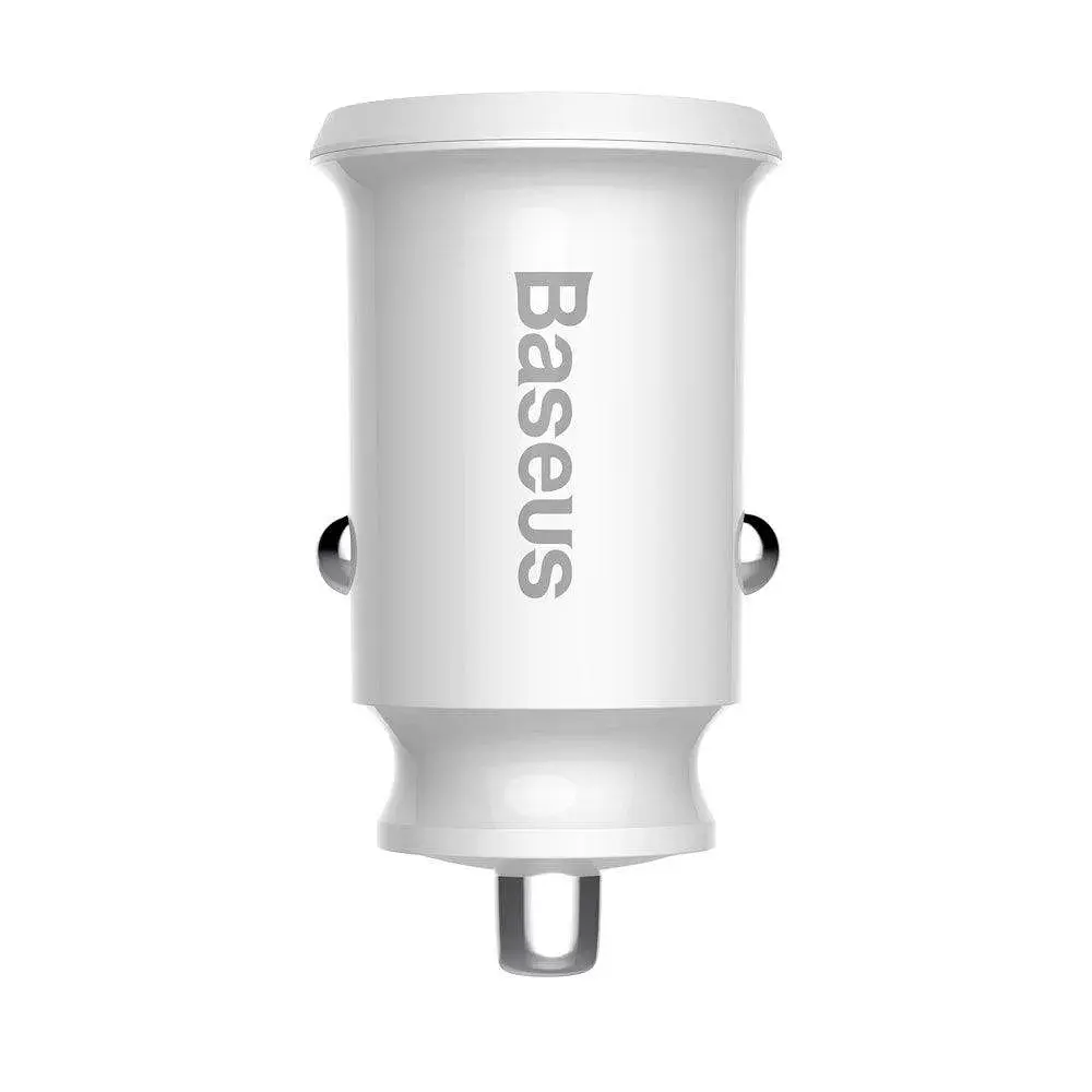 Автомобільний зарядний пристрій Baseus Grain Car Charger 3.1A White [CCALL-ML02] [73368] - фото 3