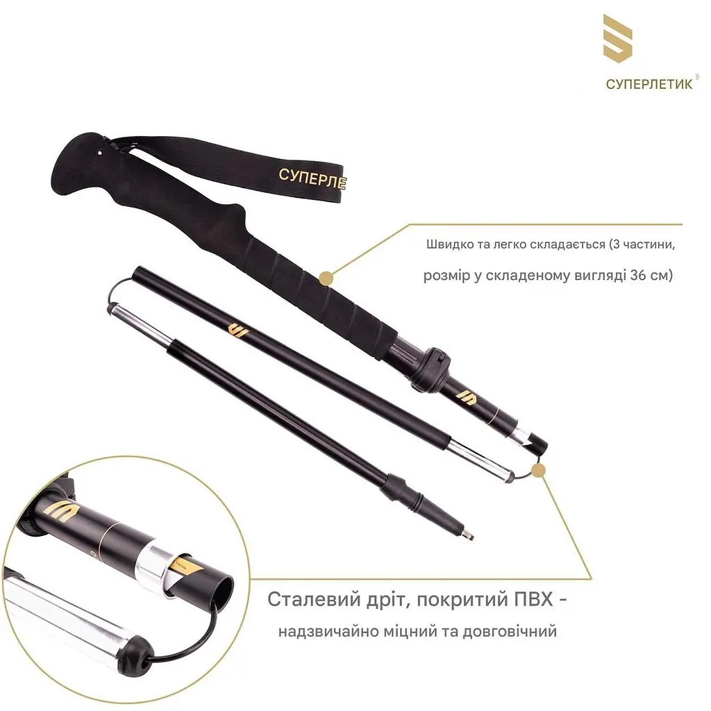 Трекинговые палки Klarfit Burgos TX Elite (10037784) - фото 6