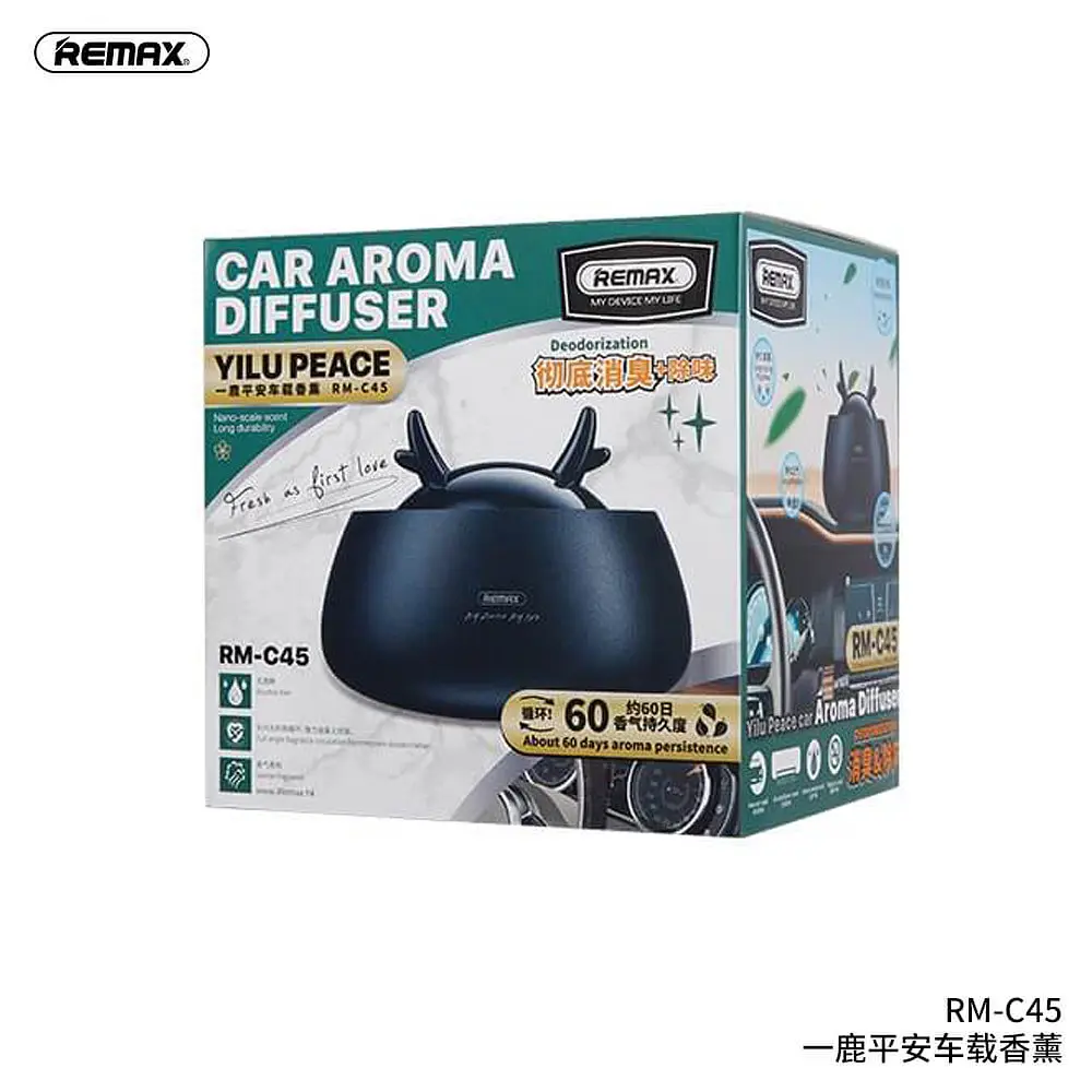 Ароматизатор для автомобіля Remax Yilu Peace Car Aroma Diffuser RM-C45 зелений - фото 3