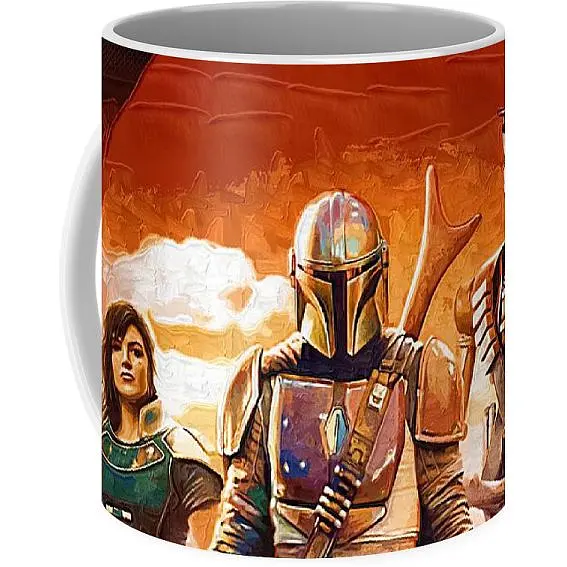 Кухоль GeekLand Зіркові війни Мандалорець Мандалорець Star Wars The Mandalorian  арт TM.04.26 330 мл білий - фото 3