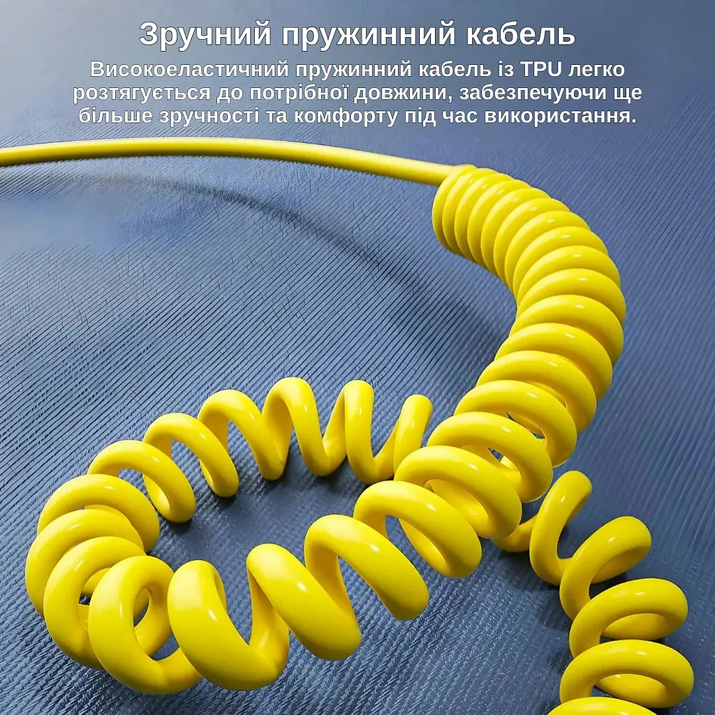 Кабель XON SmartCable Type-C/Type-A - Type-C/Lightning PD 65W 1.5м MultiLink (SC5ACL6W1Y 4593) Жовтий - фото 11