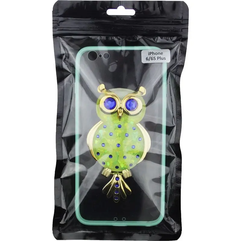 Чохол-накладка Toto TPU Case Decorative Stones IPhone 6 Plus/6S Plus Owl Green - фото 2
