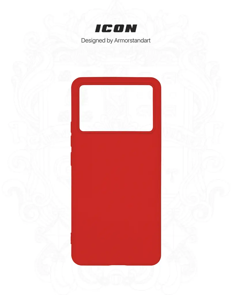 Чохол ArmorStandart ICON для Xiaomi Poco X6 Pro 5G Red - фото 3