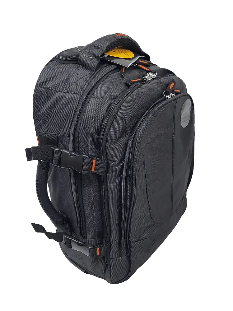 Сумка-рюкзак дорожня на колесах Airtex 560/1 48x35x19 см 18 л міні XS сіра - фото 5