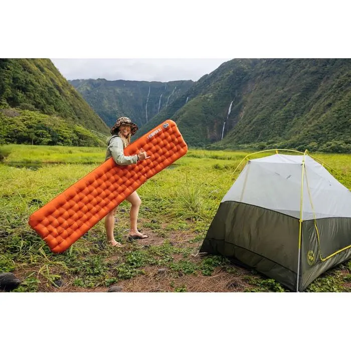 Килимок надувний Big Agnes Rapide SL Insulated 20x78 Long Помаранчевий - фото 5