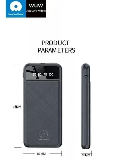 Зовнішній акумулятор WUW-Y111 20000 mAh - фото 7