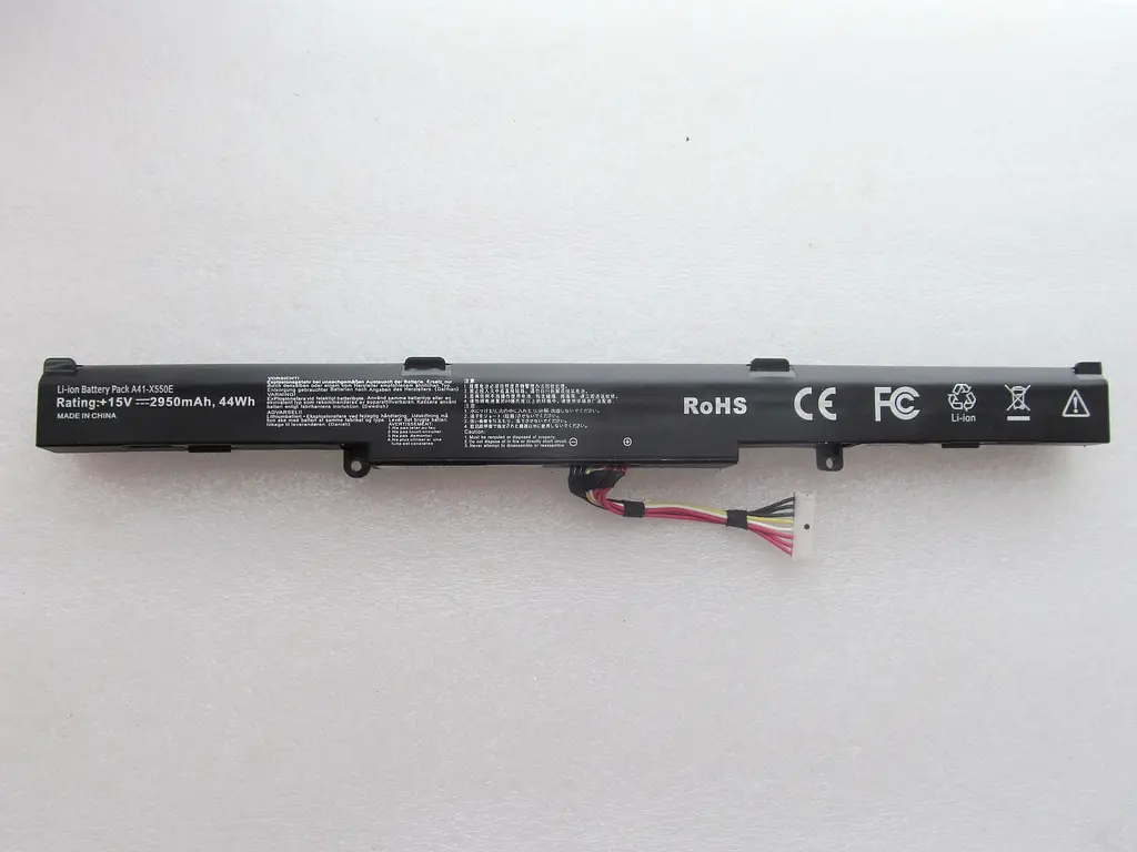 Акумулятор для ноутбука Asus X450J A41-X550E, 2600 mAh, 4cell, 14.4V, Li-ion, чорний - фото 2
