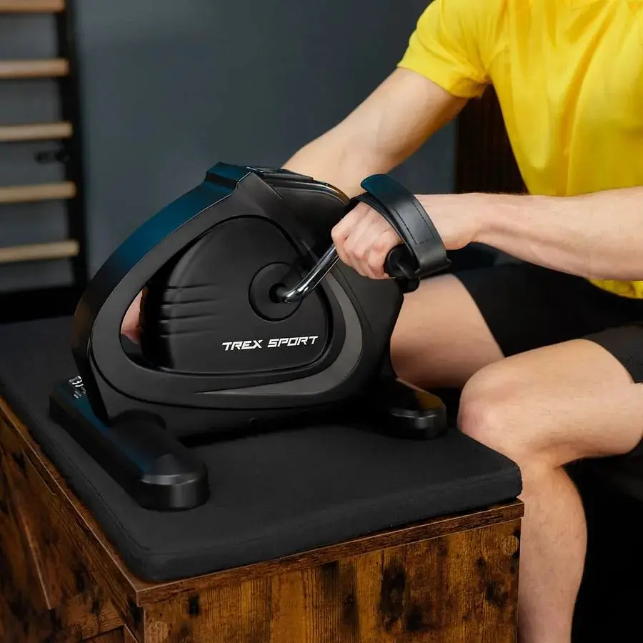 Міні велотренажер 2в1 Trex Sport TX-120BB BOIL реабілітаційний чорний - фото 3