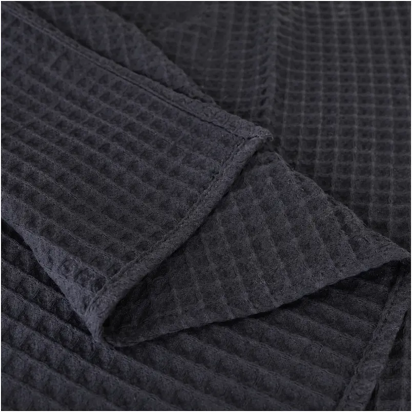 Плед дитячий MirSon Pure Waffle Black 60х80 см (2200013893011) - фото 4