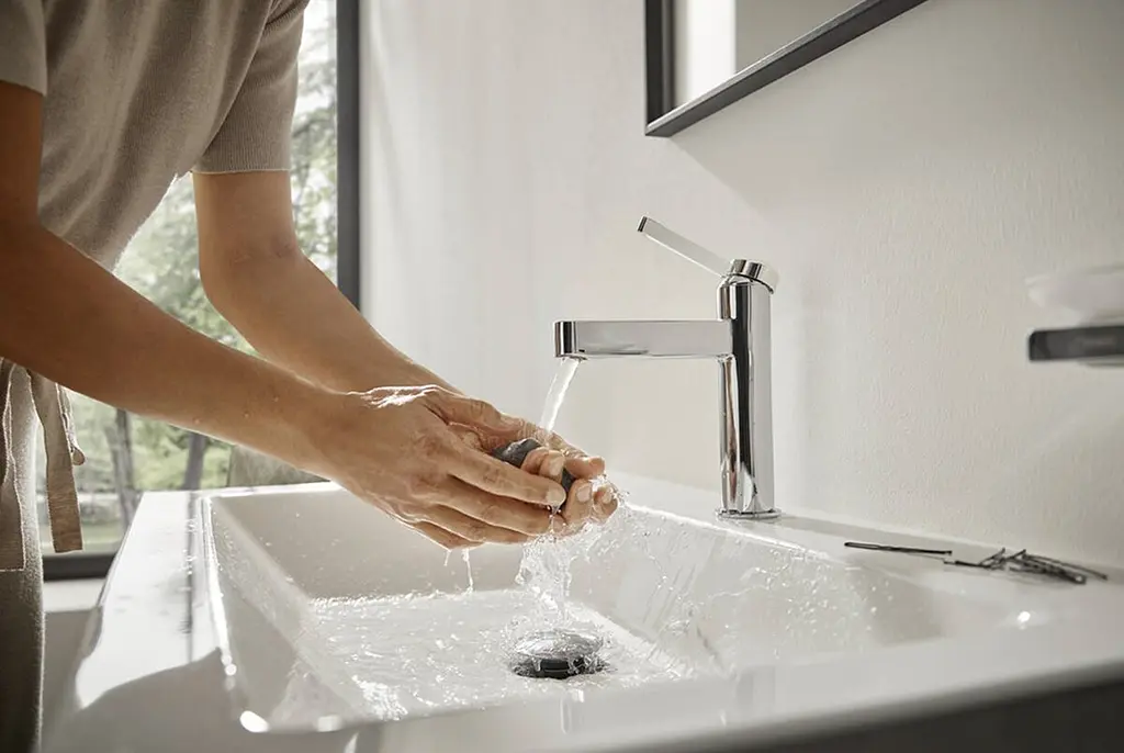 Змішувач для умивальника Hansgrohe Finoris CoolStart з д/к push-open chrome 76024000 - фото 3
