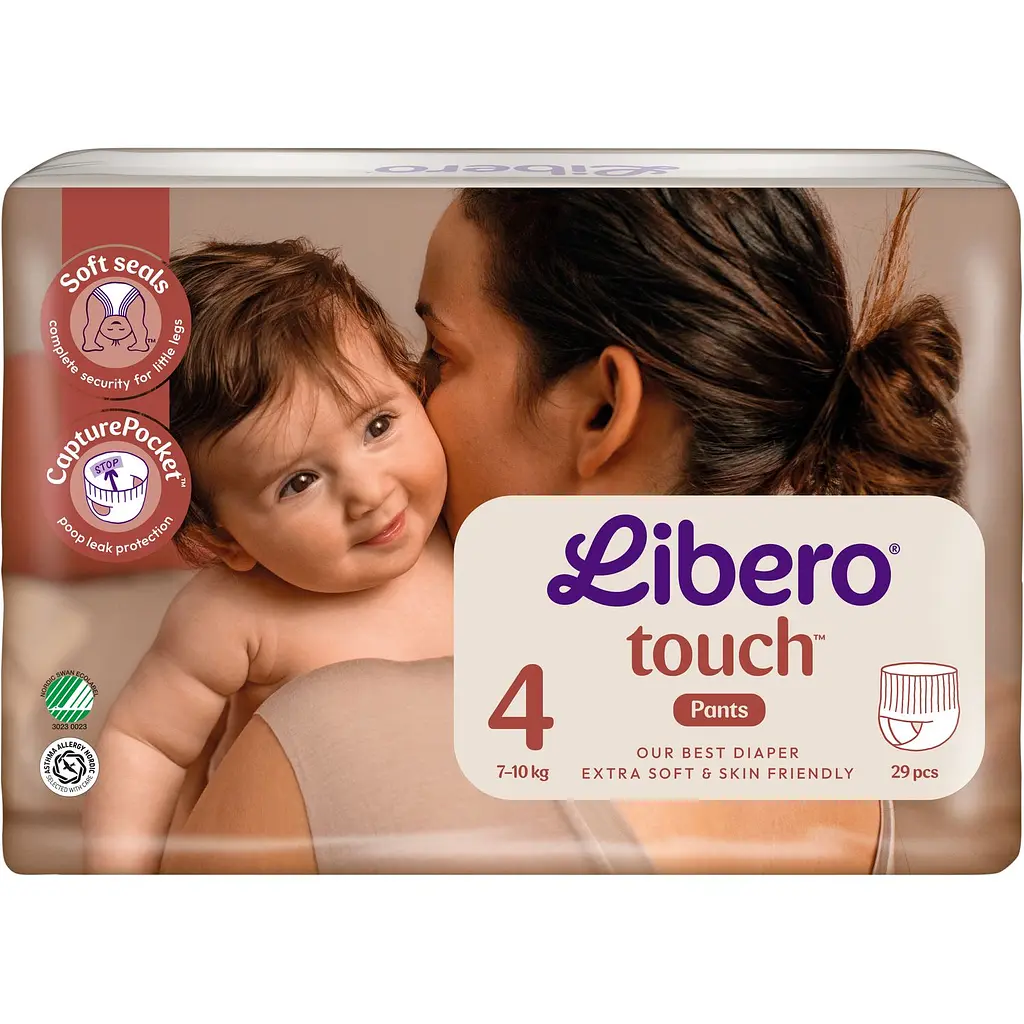 Підгузки-трусики Libero Touch Pants 4 (7-10 кг) 29 шт. - фото 2