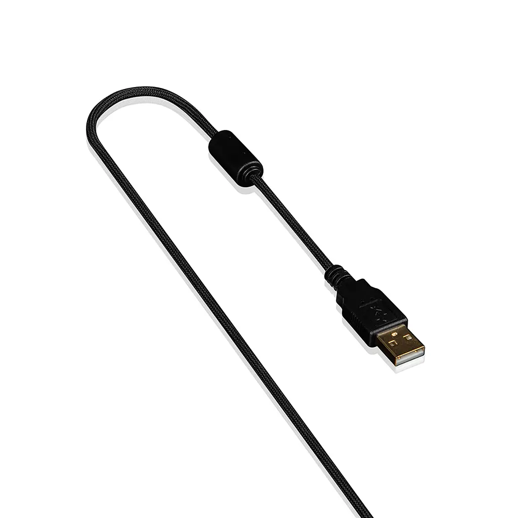 Мишка Modecom Shinobi 3360 Volcano ігрова 12000dpi 6 кнопок чорна - фото 4