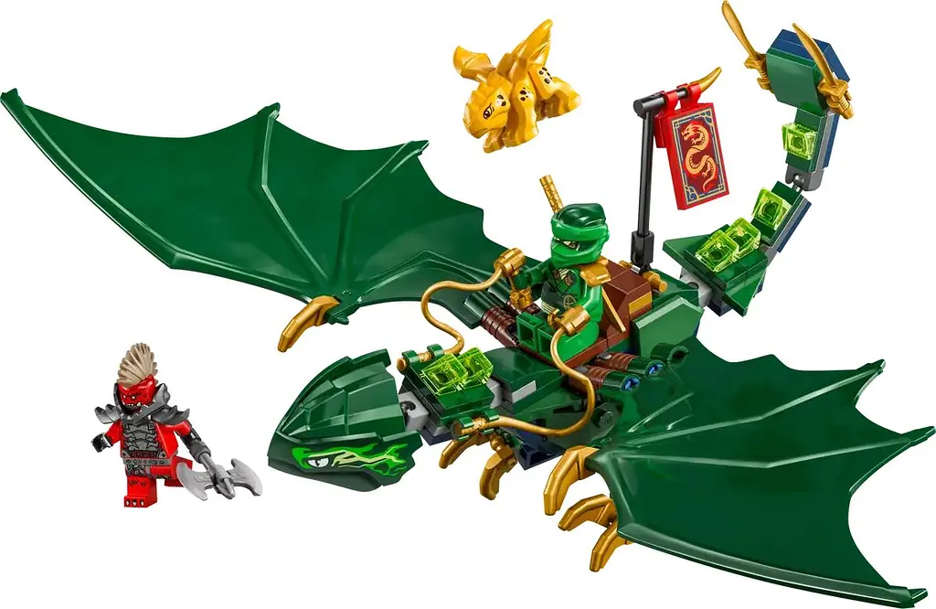 Конструктор LEGO Ninjago Зелений лісовий дракон Ллойда 121 деталей (71829) - фото 3